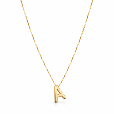 Collar con Inicial Letra de Amor