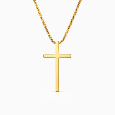 Collar Cruz con Marco