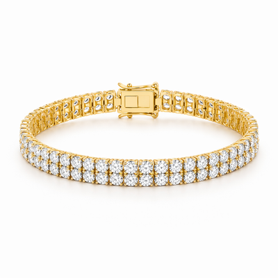 Pulsera Tennis Doble Hilera