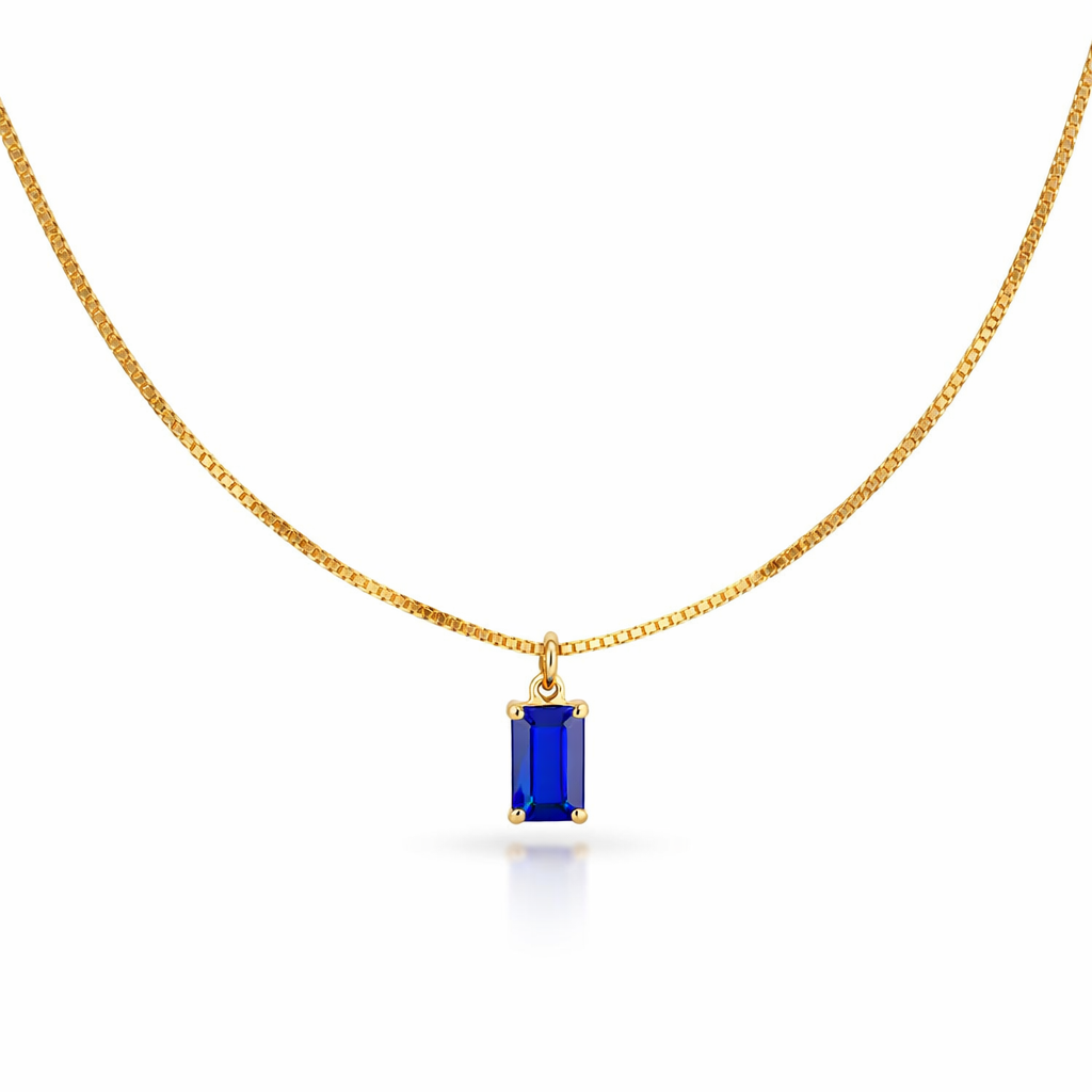 Minimalistinen safiiririipuskaulakoru