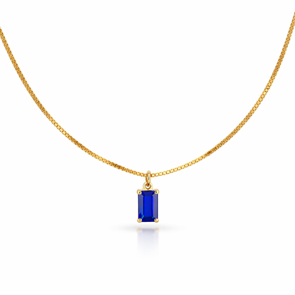 Minimalistinen safiiririipuskaulakoru